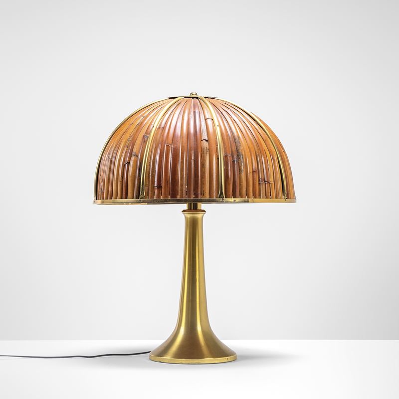 Gabriella Crespi : Lampada da tavolo della serie Rising Sun  - Auction Fine Design - Cambi Casa d'Aste