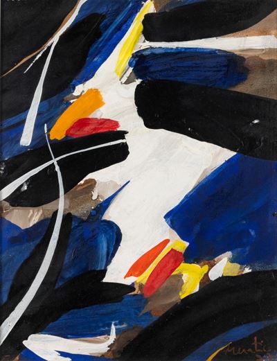 Senza titolo, olio su tela, 1977