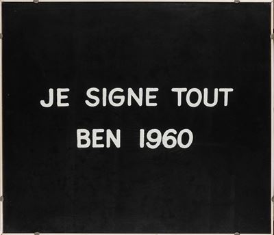Je Signe Tout Ben 1960