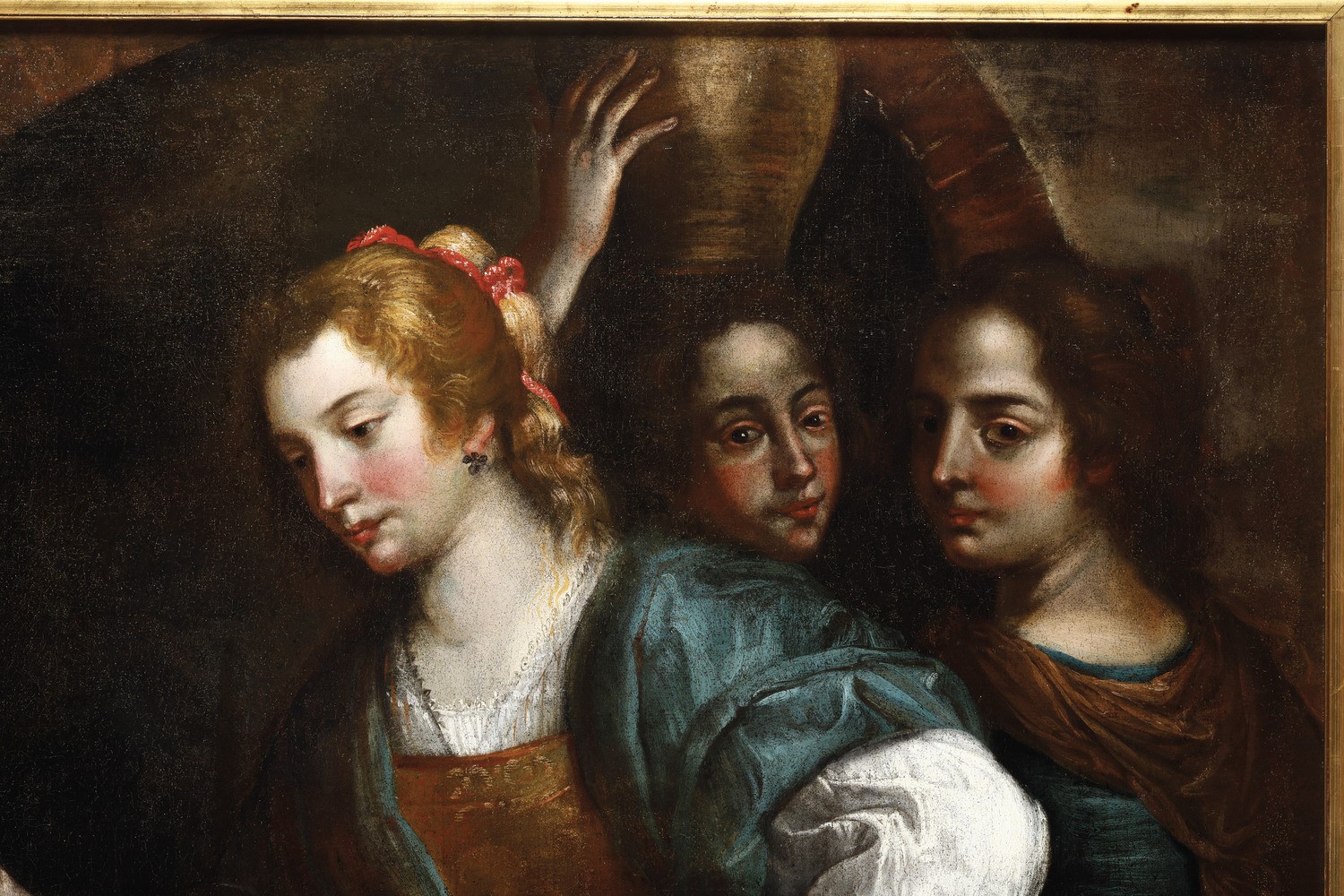 Domenico Fiasella Detto il Sarzana (1589 Sarzana - 1669) e Aiuti (?) Rebecca ed Eliezer