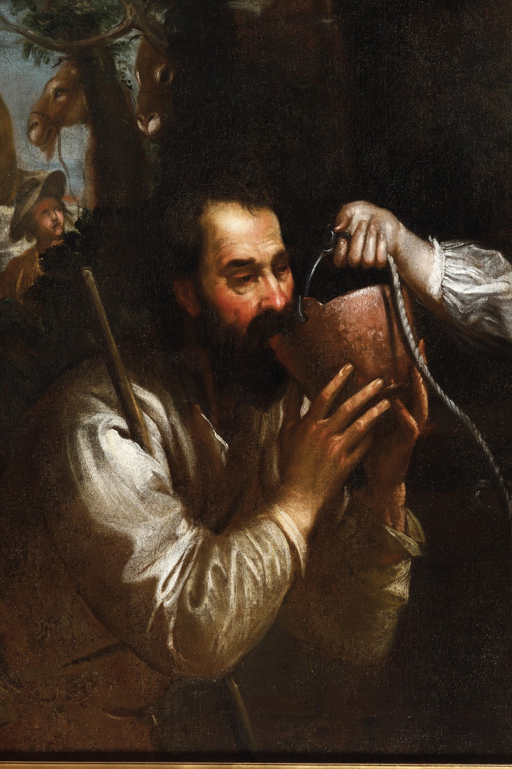 Domenico Fiasella Detto il Sarzana (1589 Sarzana - 1669) e Aiuti (?) Rebecca ed Eliezer