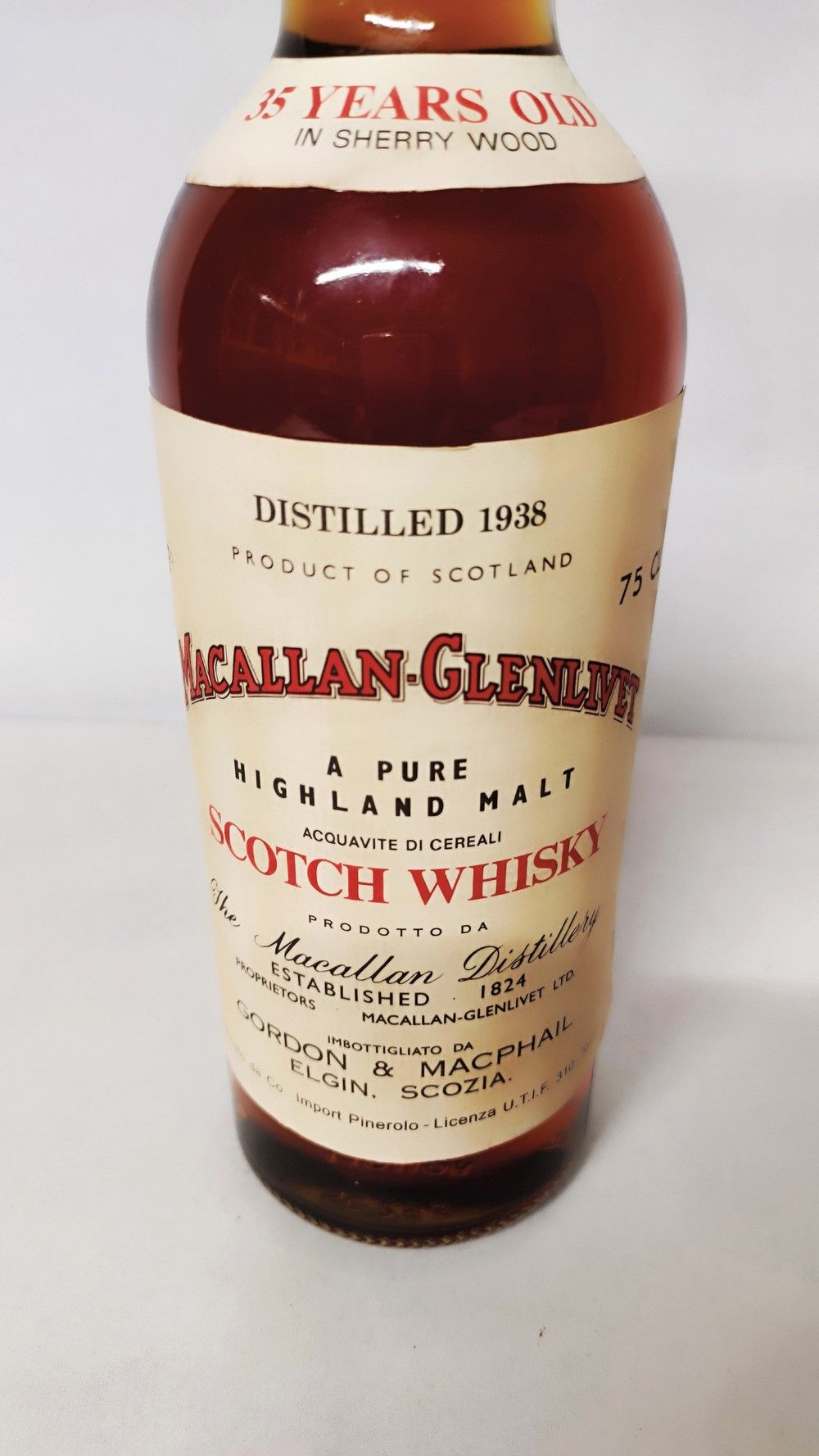 Macallan-glenlivet 35 Y. 1938 Gordon & Macphail, Malt Whisky