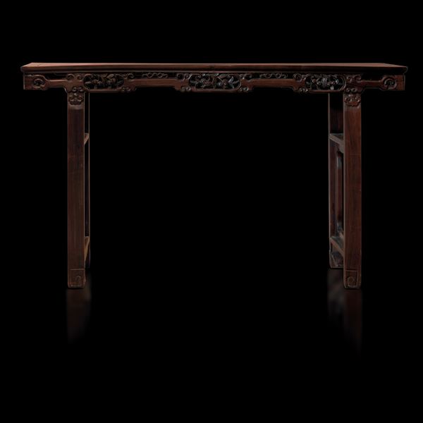 A Hongmu wood console, China, Qing Dynasty