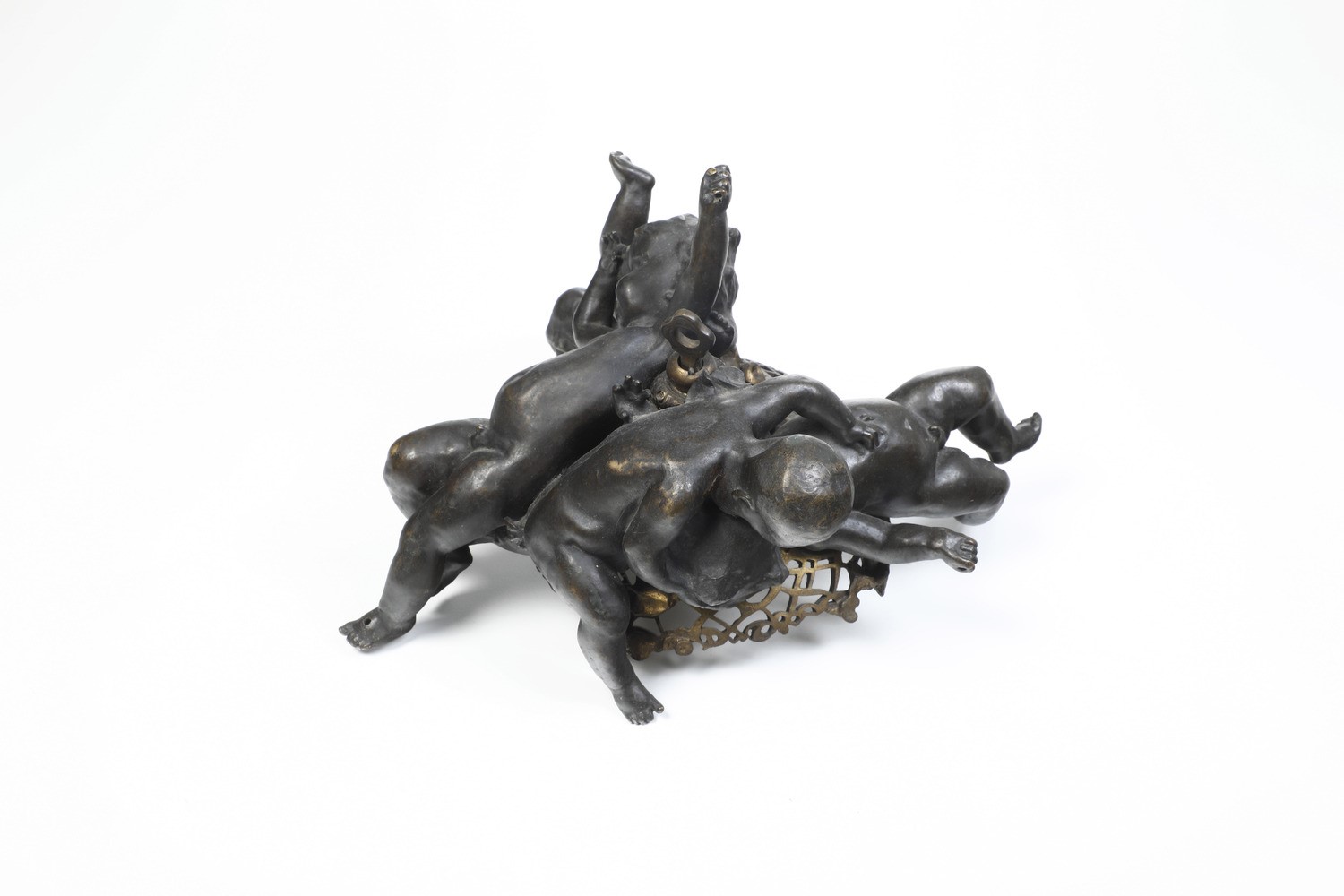 Elemento di Lampadario in Bronzo Brunito. XVIII-XIX Secolo