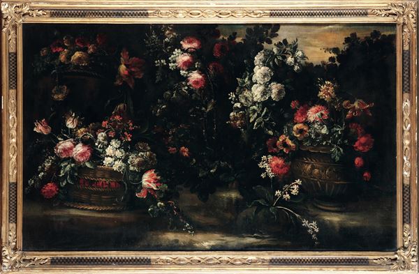 Elisabetta Marchioni - Natura morta con trionfo di fiori
