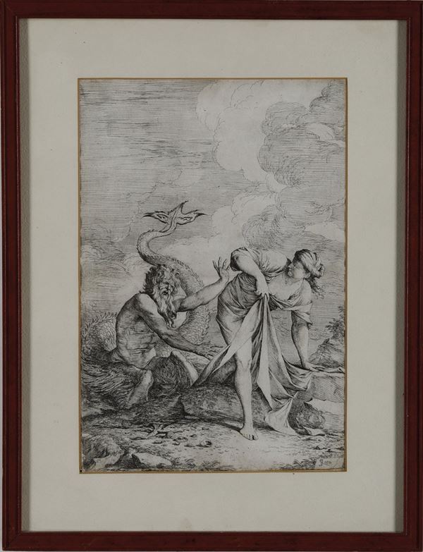 Salvator Rosa (1615 - 1673) Glauco e Scilla...(Roma?), 1661