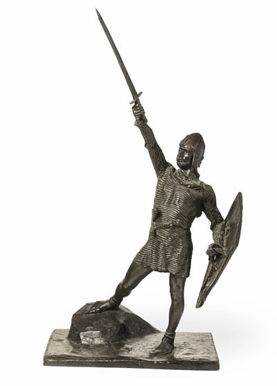 Modello di Enrico Butti (1849-1932) Alberto da Giussano