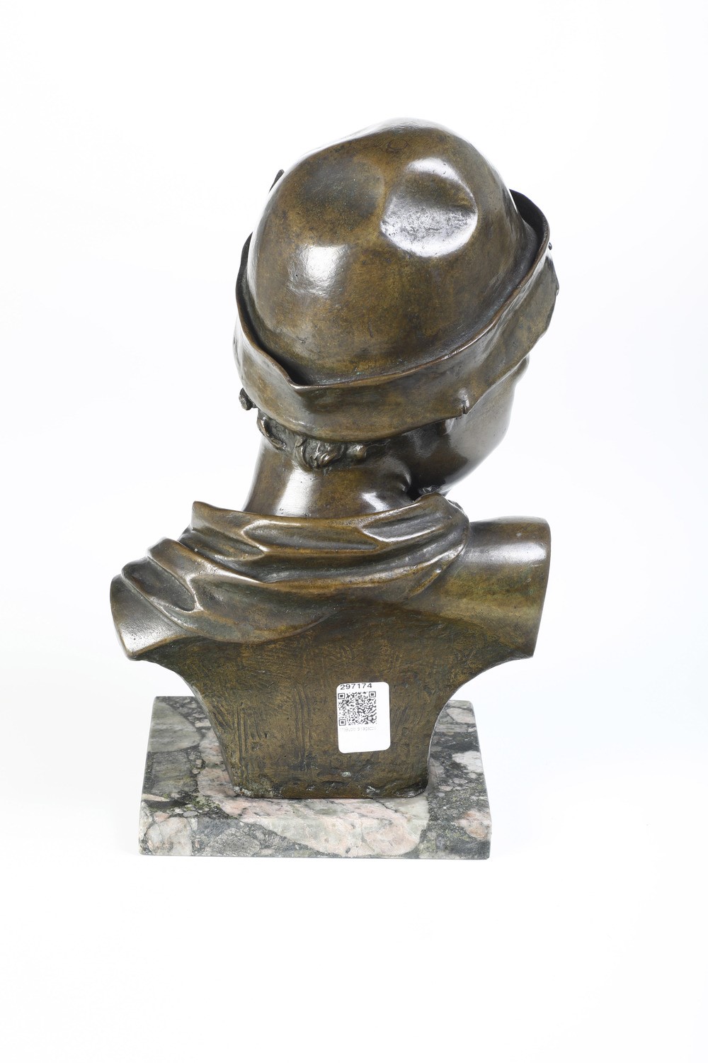 Firmato "fefer" , XX Secolo Busto di Ragazzo