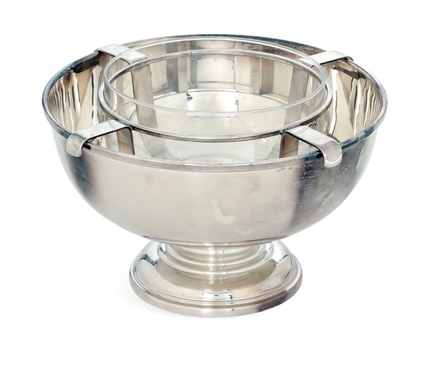 Porta caviale. Argenteria toscana del XX secolo, argentiere Ottanelli & Castraldi, Firenze