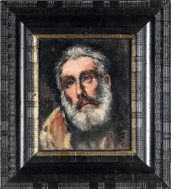 Dom&#237;nikos Theotok&#243;poulos detto El Greco - Testa virile