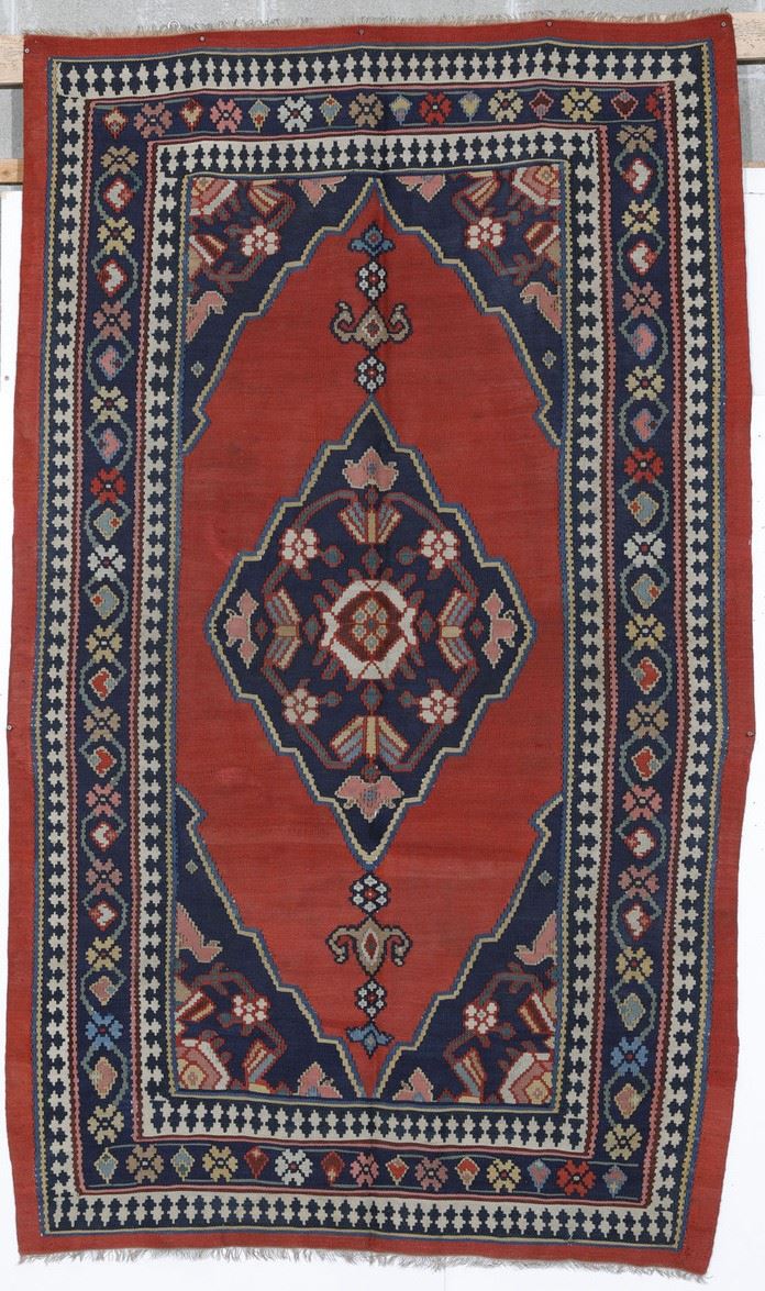 Kilim Bidjar, Persia fine XIX secolo  - Auction Antique carpets - Cambi Casa d'Aste