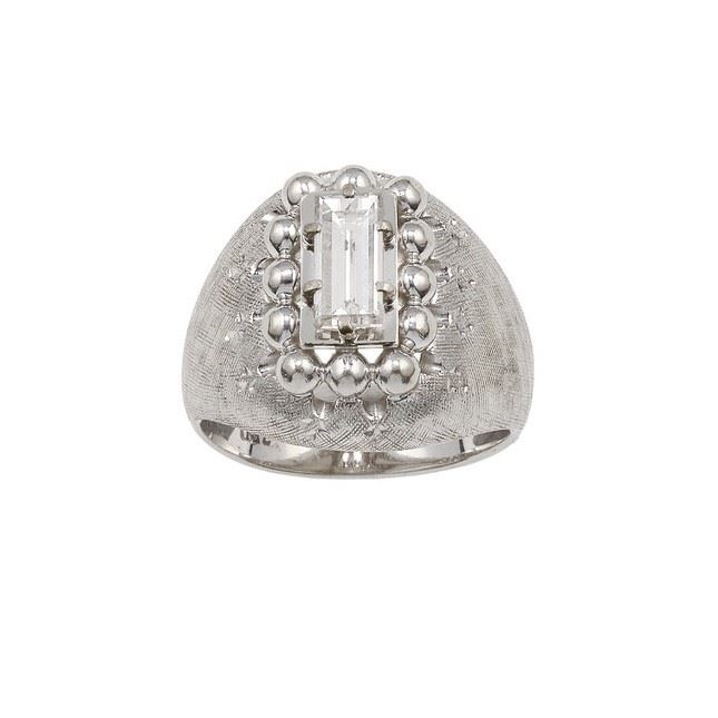 Anello con piccolo diamante  - Asta Gioielli - Cambi Casa d'Aste