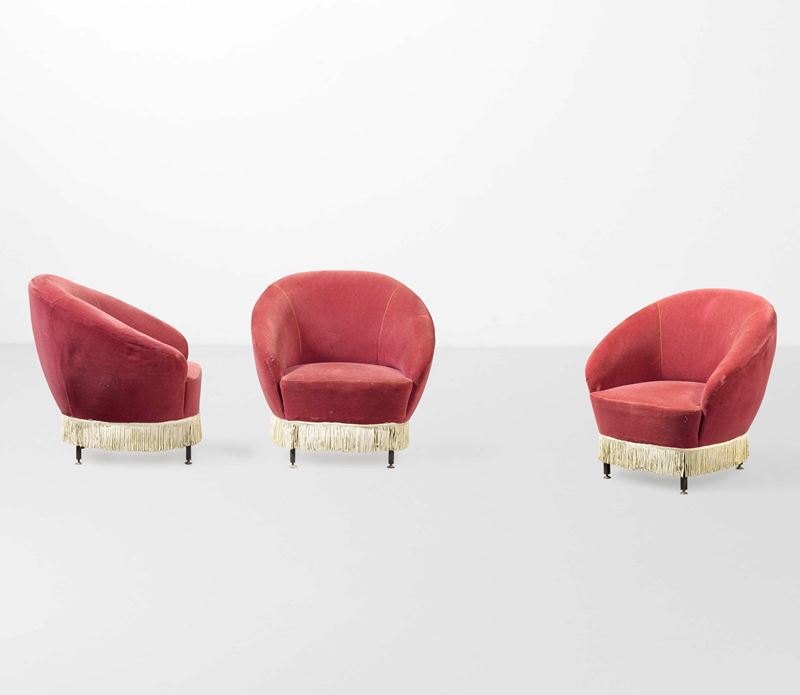 Federico Munari : Tre poltrone  - Asta Design - Cambi Casa d'Aste