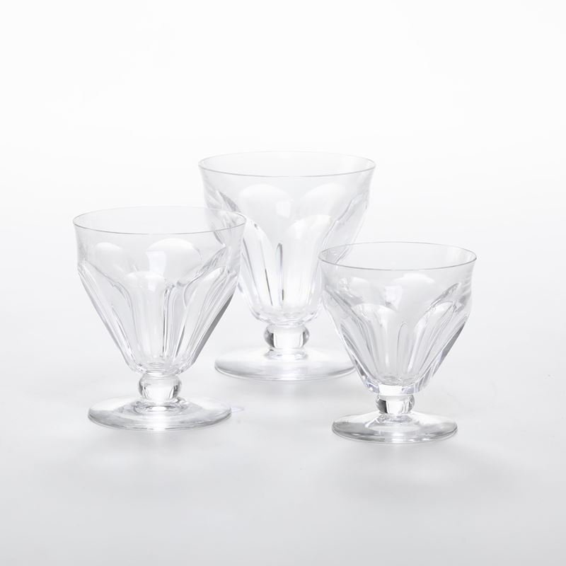 Parte di servizio Baccarat “Talleyrand”. Francia, Manifattura Baccarat, XX secolo.  - Asta Arredo per la Tavola - Cambi Casa d'Aste