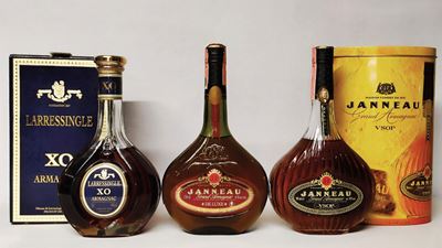 Janneau De Luxe & Vsop, Larressingle X0, Armagnac