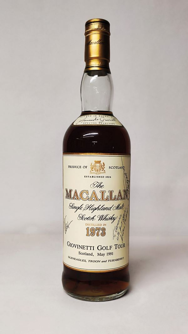 The Macallan 1973 18Y. Giovinetti Golf Tour, Highland Malt Whisky