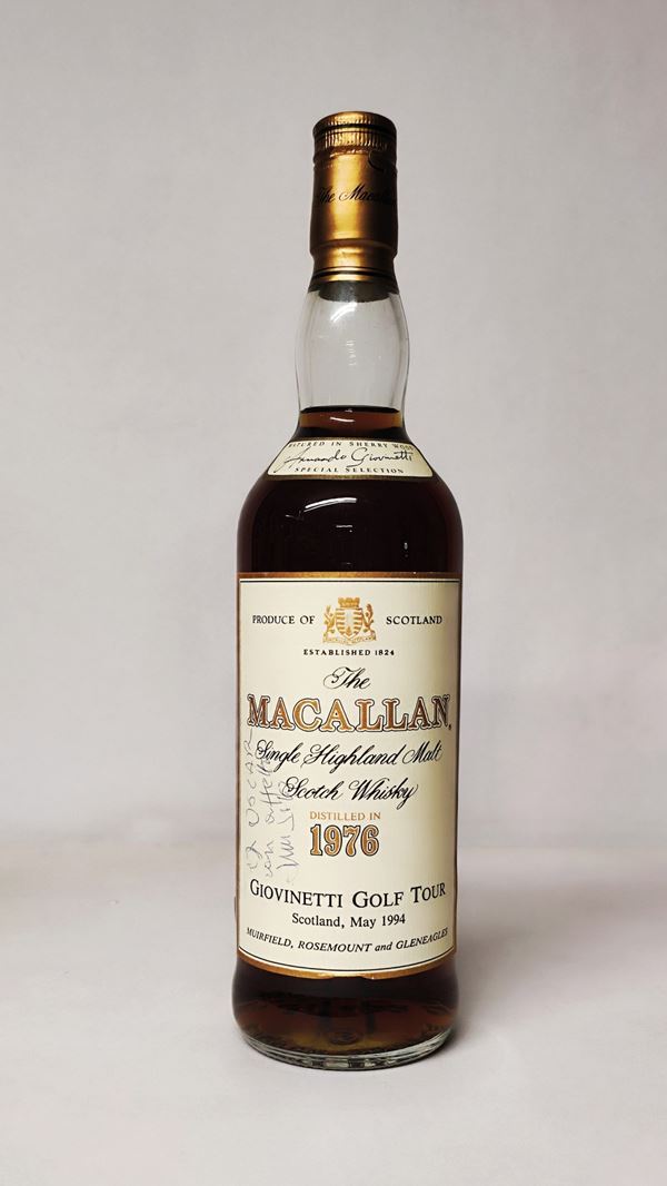 The Macallan 1976 18Y. Giovinetti Golf Tour, Highland Malt Whisky