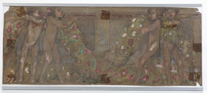 Leonardo Dudreville : figure  - Auction 19th and 20th Century Paintings - Cambi Casa d'Aste