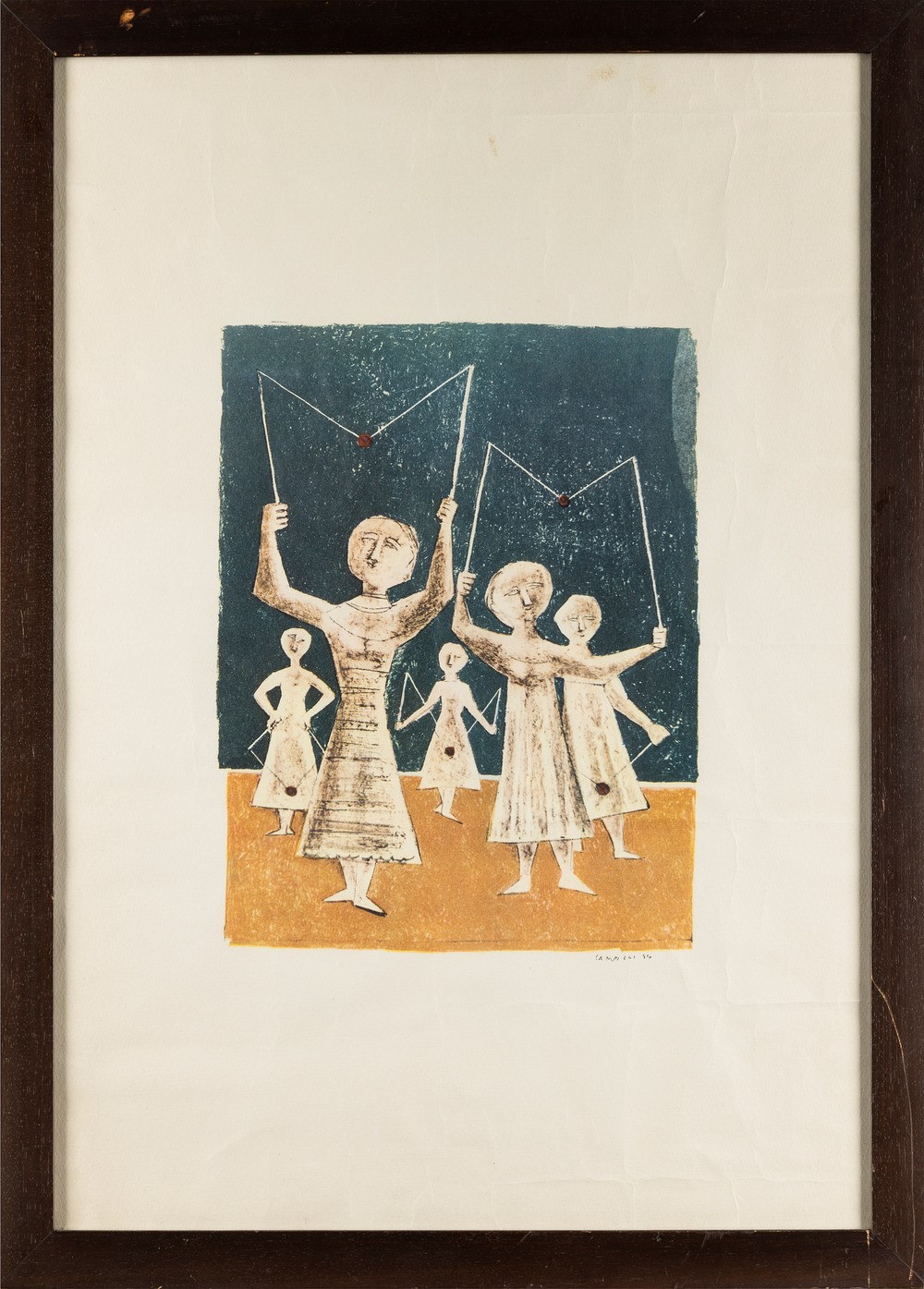 Massimo Campigli - Giocatrici di Diabolo