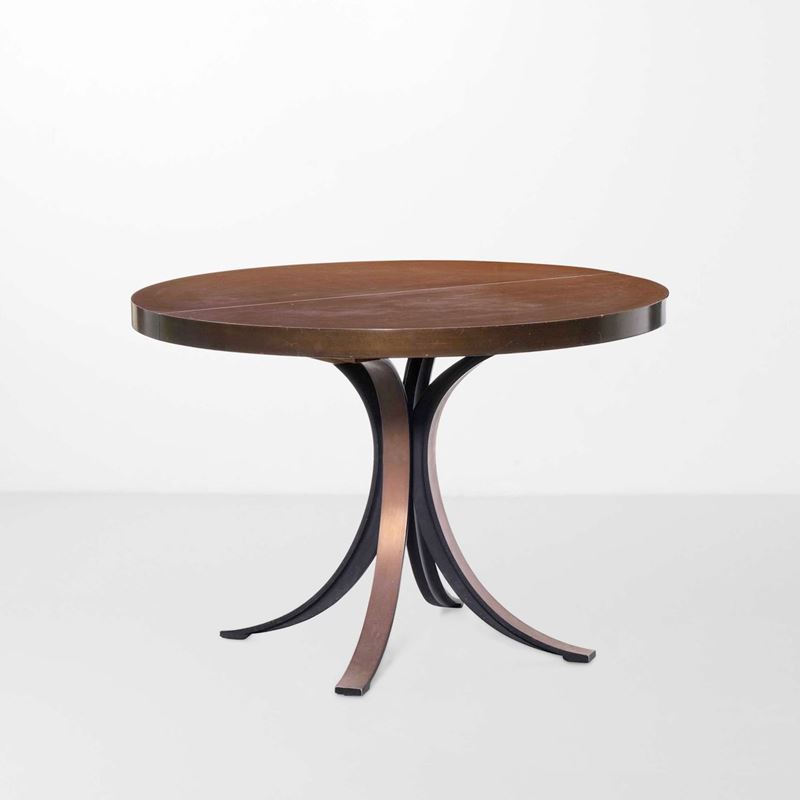 Osvaldo Borsani : Tavolo rotondo mod. T69  - Asta Design - Cambi Casa d'Aste