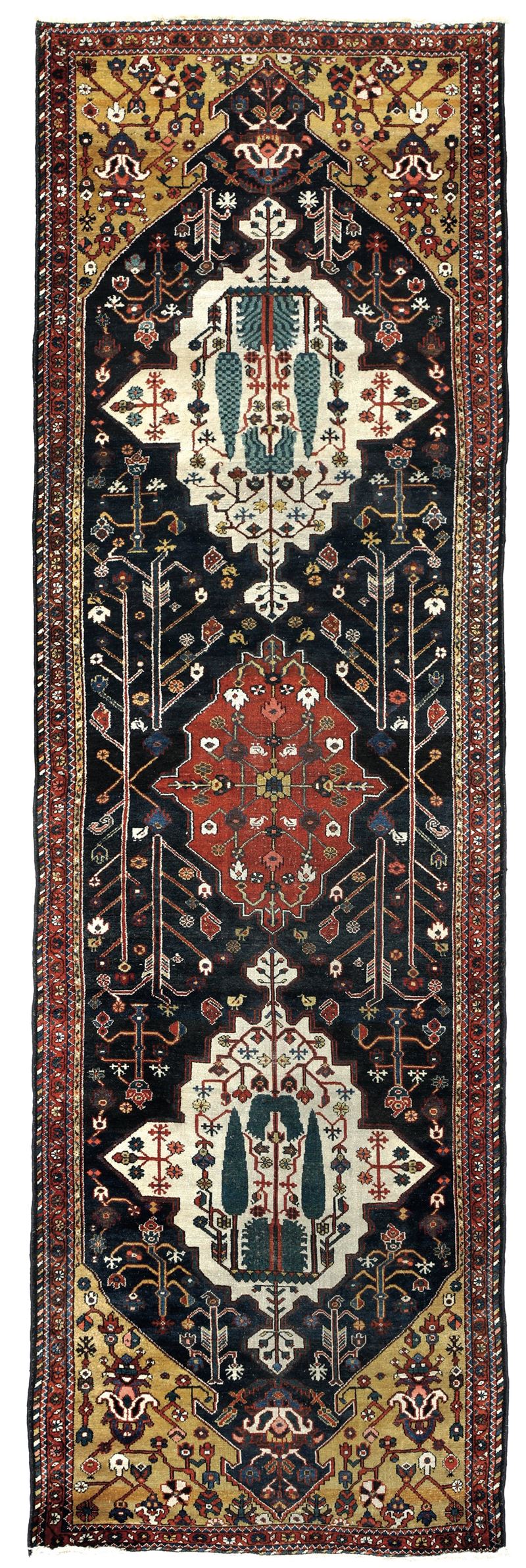 Passatoia Baktiary, Persia inizio XX secolo  - Auction Antique carpets - Cambi Casa d'Aste