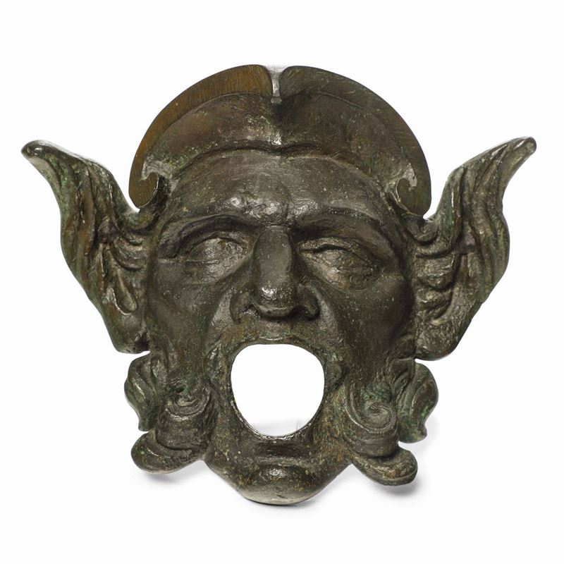 Mascherone da fontana. Fonditore manierista, Toscana XVI-XVII secolo  - Auction Sculpture and Works of Art - Cambi Casa d'Aste