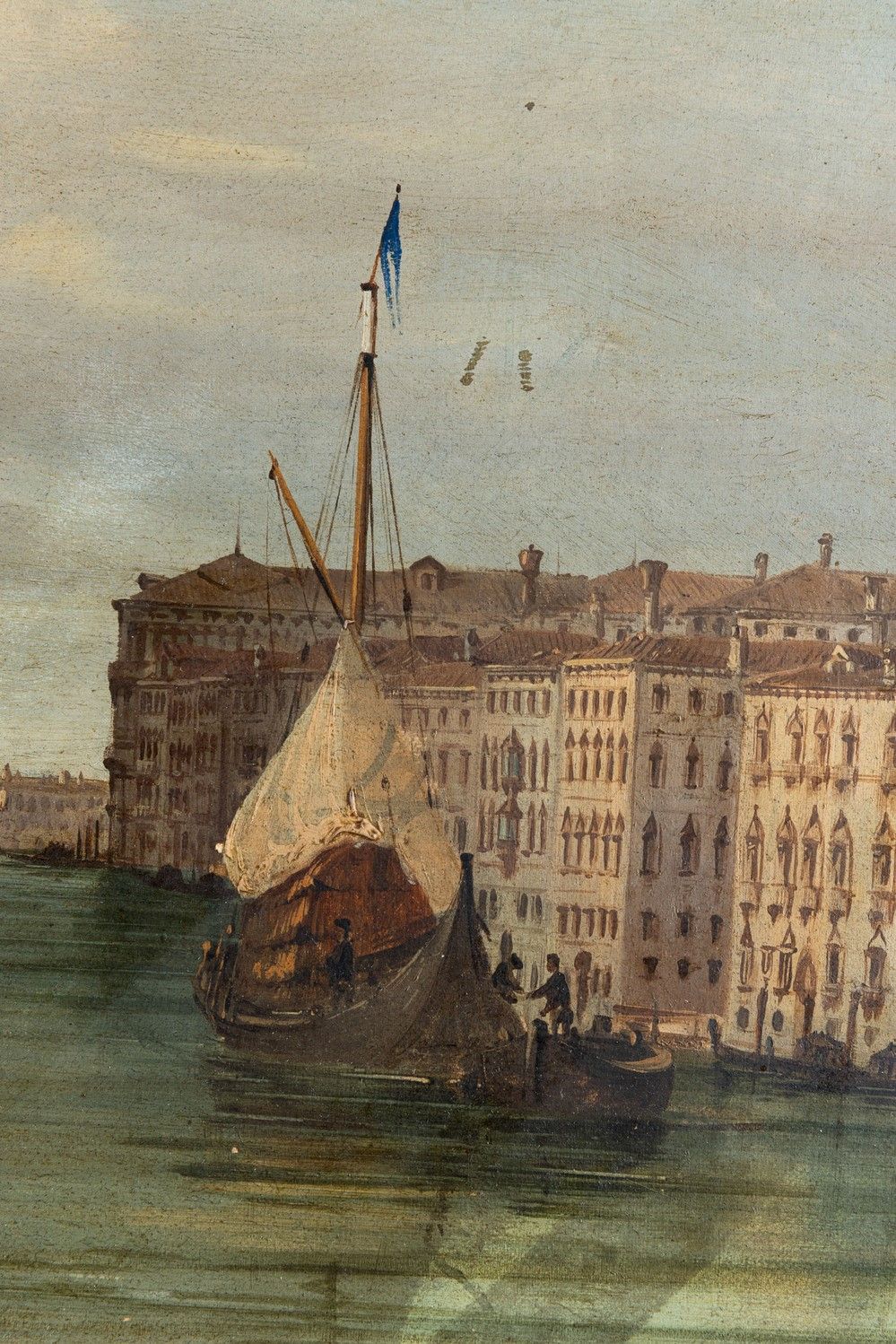 Giovanni Grubacs - Veduta di Canal Grande con la Chiesa della Salute a Venezia
