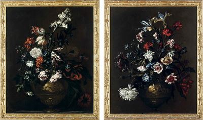 Nature Morte con Vasi di Fiori