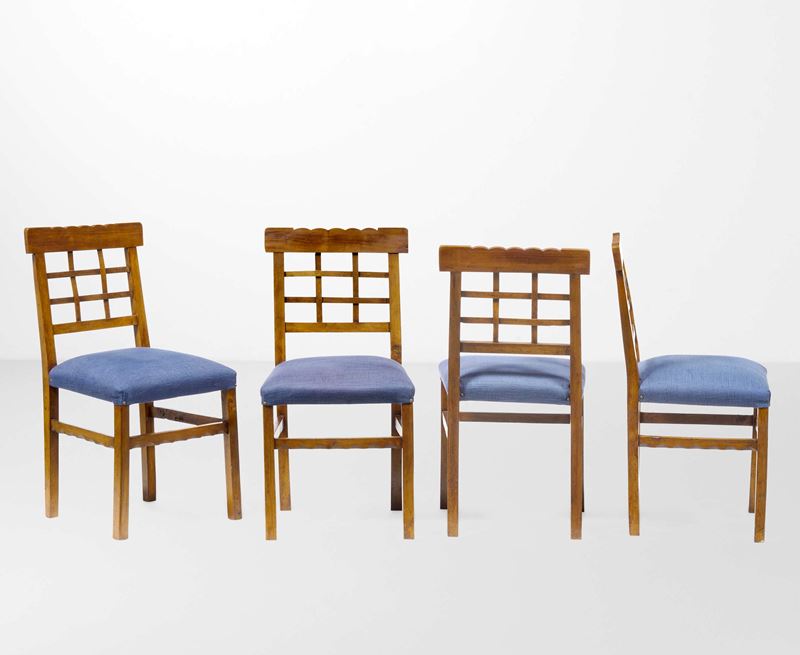 Paolo Buffa : Quattro sedie  - Asta Design - Cambi Casa d'Aste