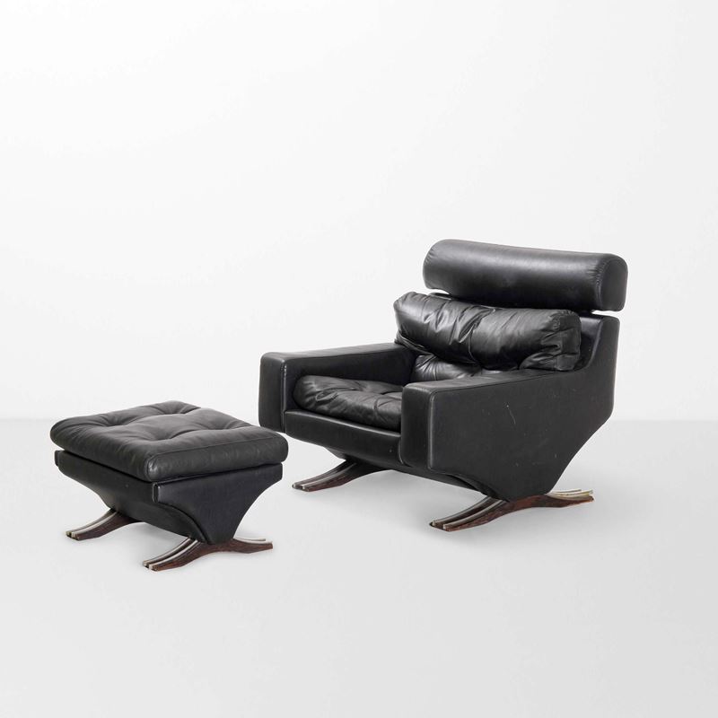 Franz Sartori : Poltrona Chaise longue  - Asta Design Lab - Cambi Casa d'Aste