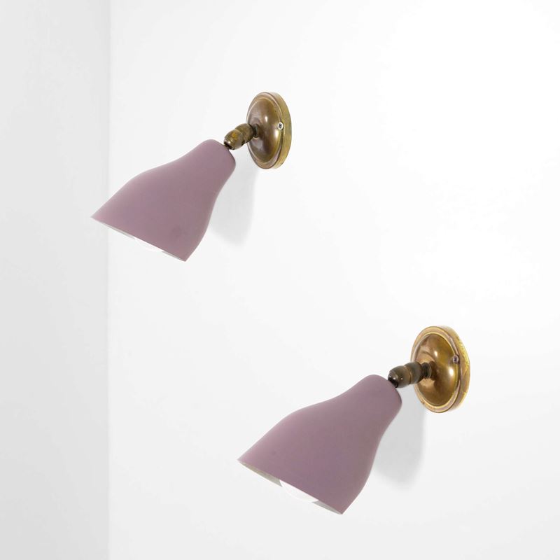 Giuseppe Ostuni : Due lampade a parete  - Asta Design - Cambi Casa d'Aste