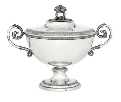 Tazza da Puerpera. Torino Inizi XIX Secolo. Argentiere e Saggiatore Giovanni Vernoni