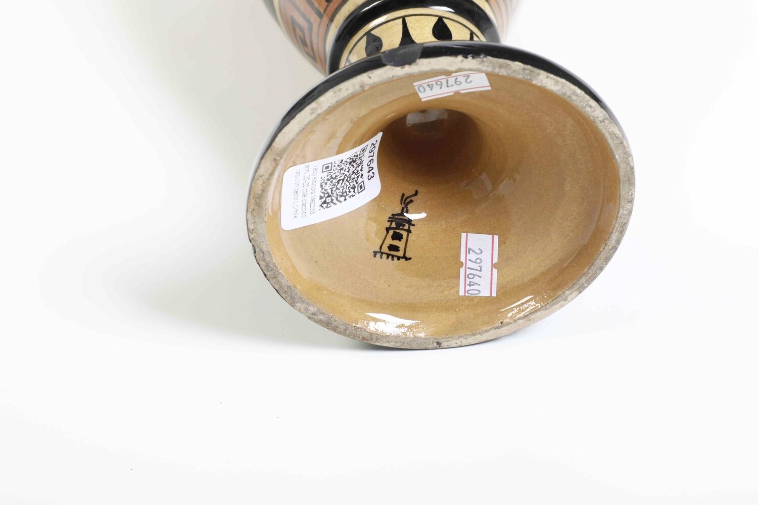 Vaso Biansato.albisola, Manifattura Giuseppe Mazzotti, Primo Terzo del XX Secolo.