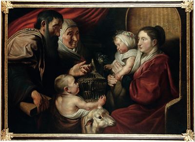 Vergine con il Bambino, San Gioacchino, Sant’anna e San Giovannino