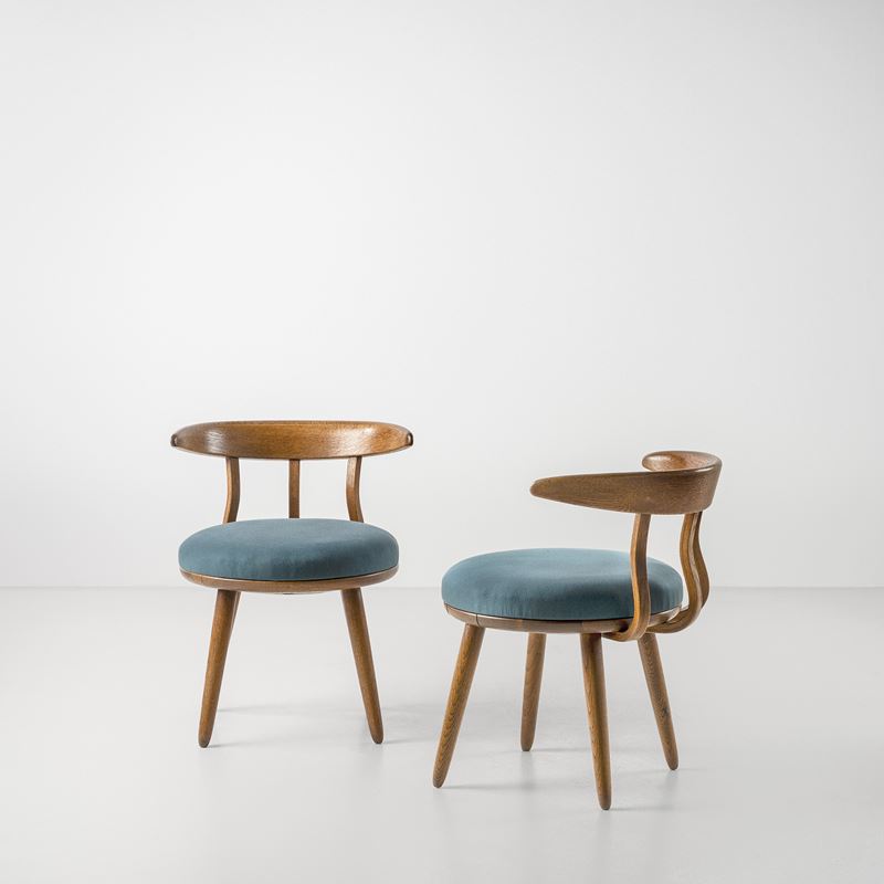 Isamu  Kenmochi : Due sedie  - Auction Fine Design - Cambi Casa d'Aste