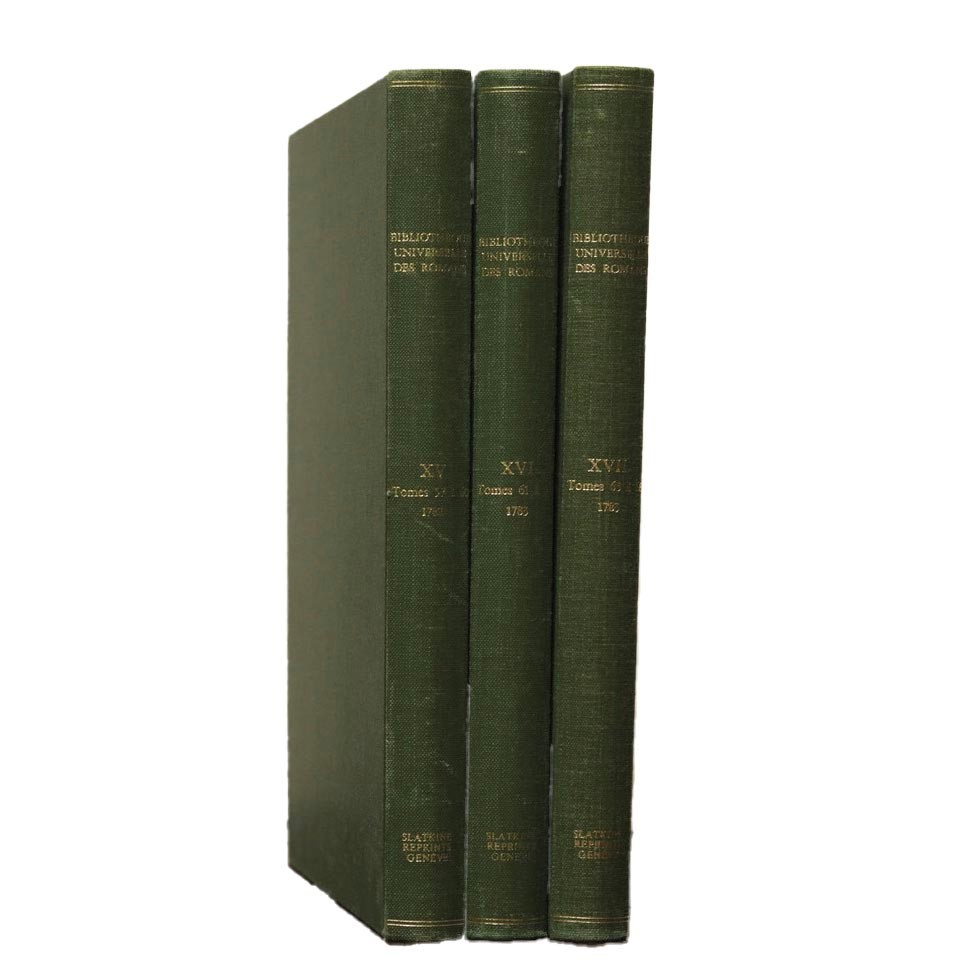 Biblioteca di Storia Romana - Storiografia Bibliotheque Universelle Des Romans, Slatkine Reprints...