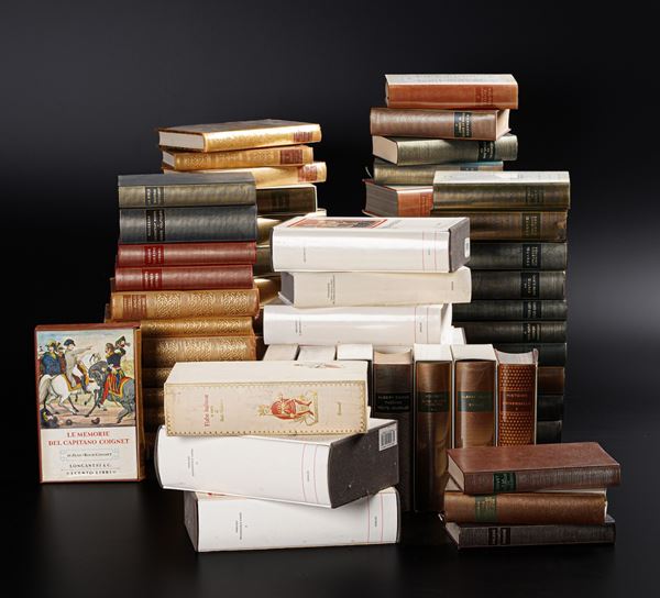 Pleiade Gallimard - Millenni Einaudi - I cento libri longanesi Grande lotto, che comprende più di cento edizioni di classici, appartenenti a diverse collane di pregio.