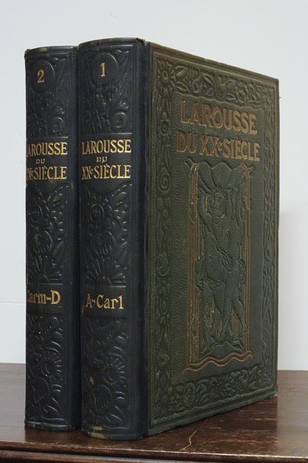 Larousee du XX siècle, Parigi Larousee du XX siècle, Librarie Larousse, Parigi. volume I; volume II; volume III; volume IV; volume V; volume VI; volume VII. (completo)