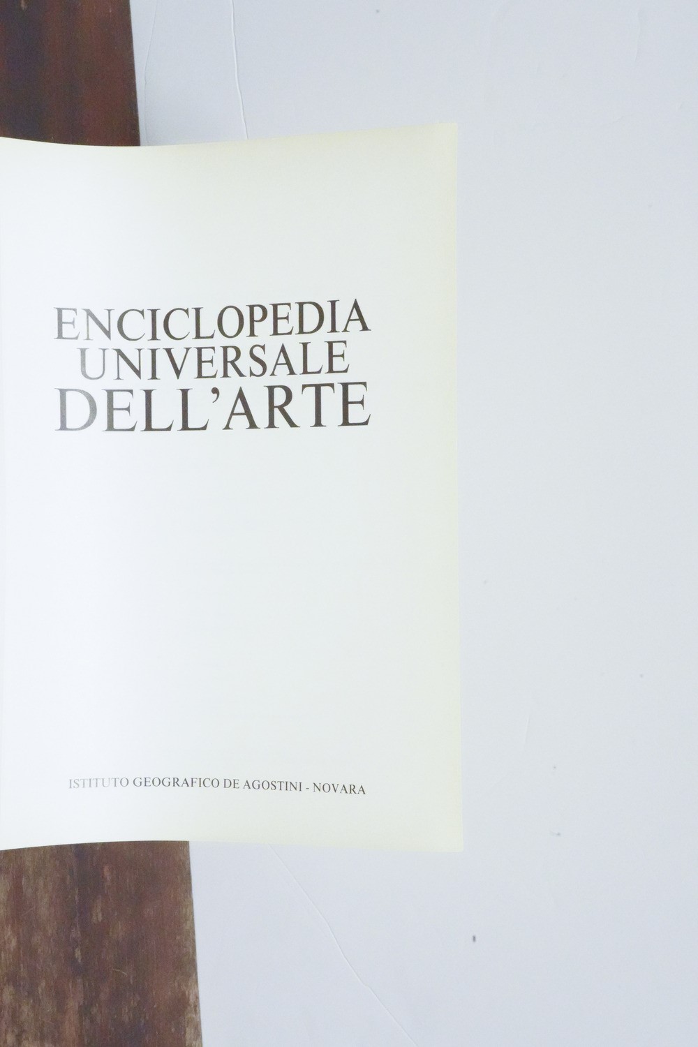 Enciclopedia Universale Dell’arte Enciclopedia Universale Dell’arte, Istituto Geografico De Agost...