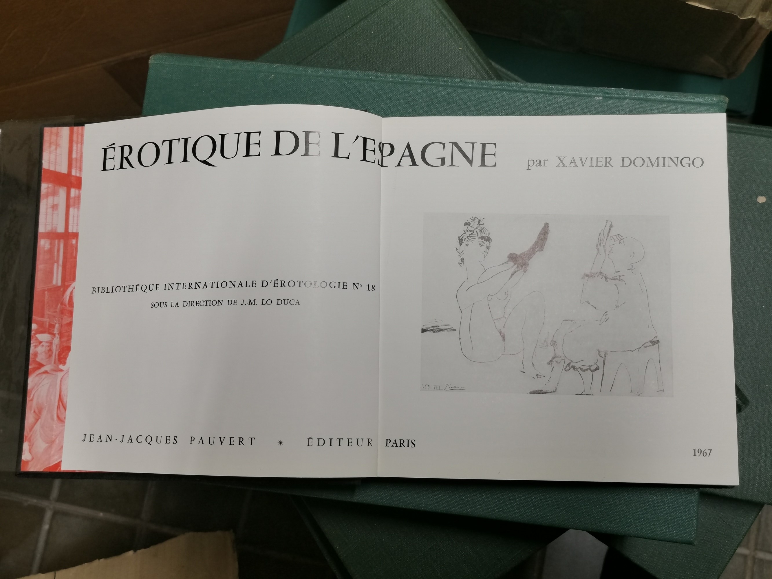 Libri Erotici e Galanti Raccolta di 34 Libri di Argomento Licenzioso in Edizione del Sec XX.