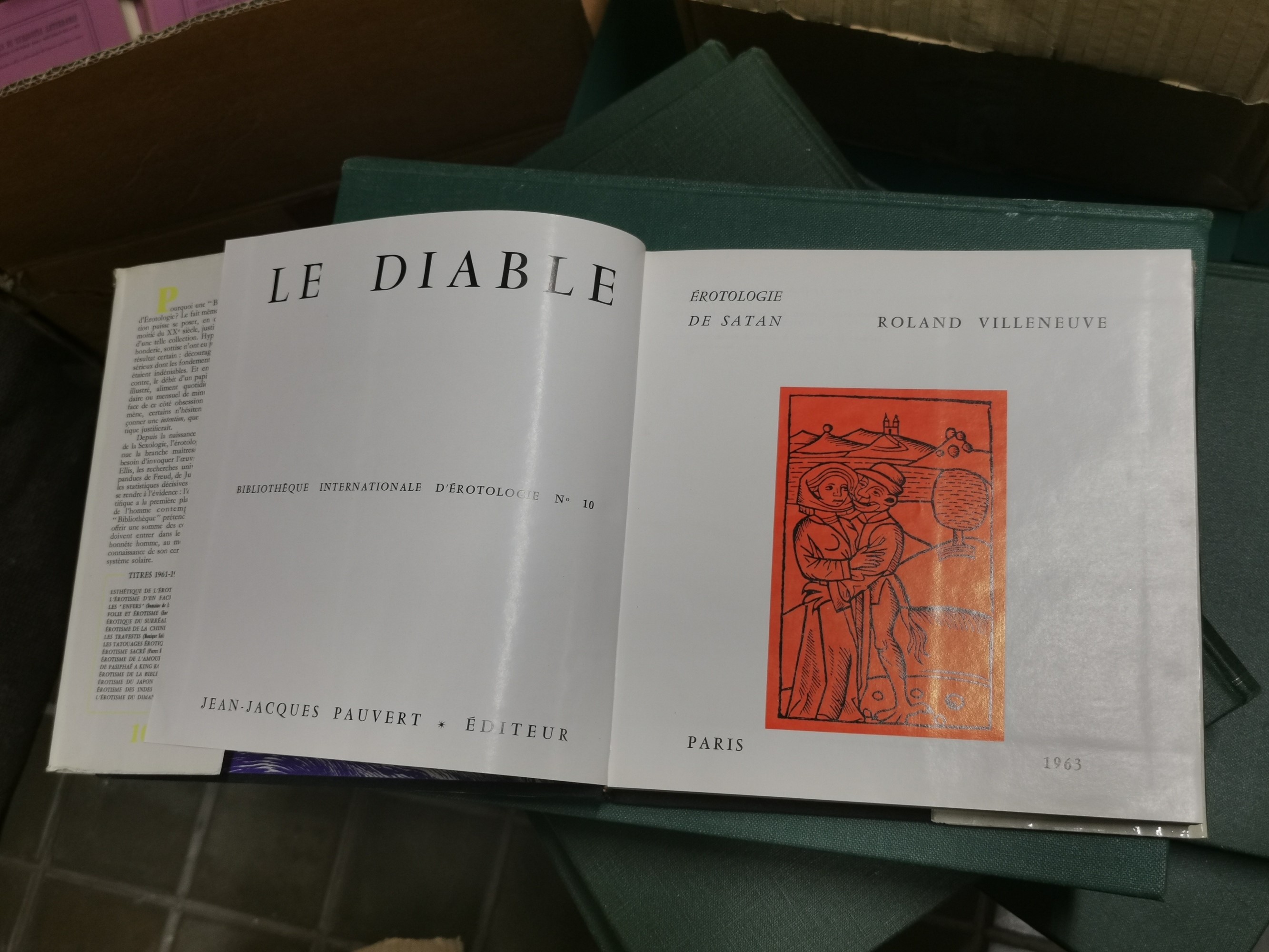 Libri Erotici e Galanti Raccolta di 34 Libri di Argomento Licenzioso in Edizione del Sec XX.