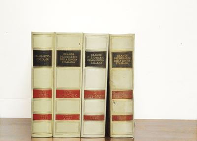Salvatore Battaglia -dizionario della Lingua Italiana, Sec XX, Utet Grande Dizionario della Lingu...