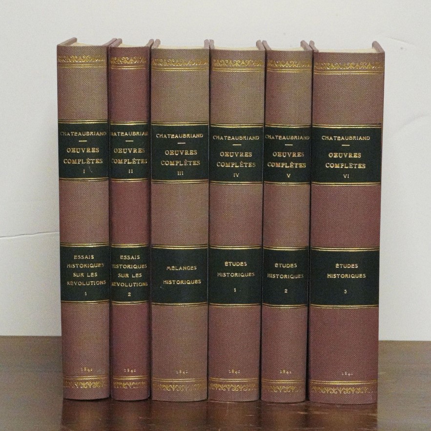 François-rené Chateaubriand Oeuvres Completes, Parigi 1841