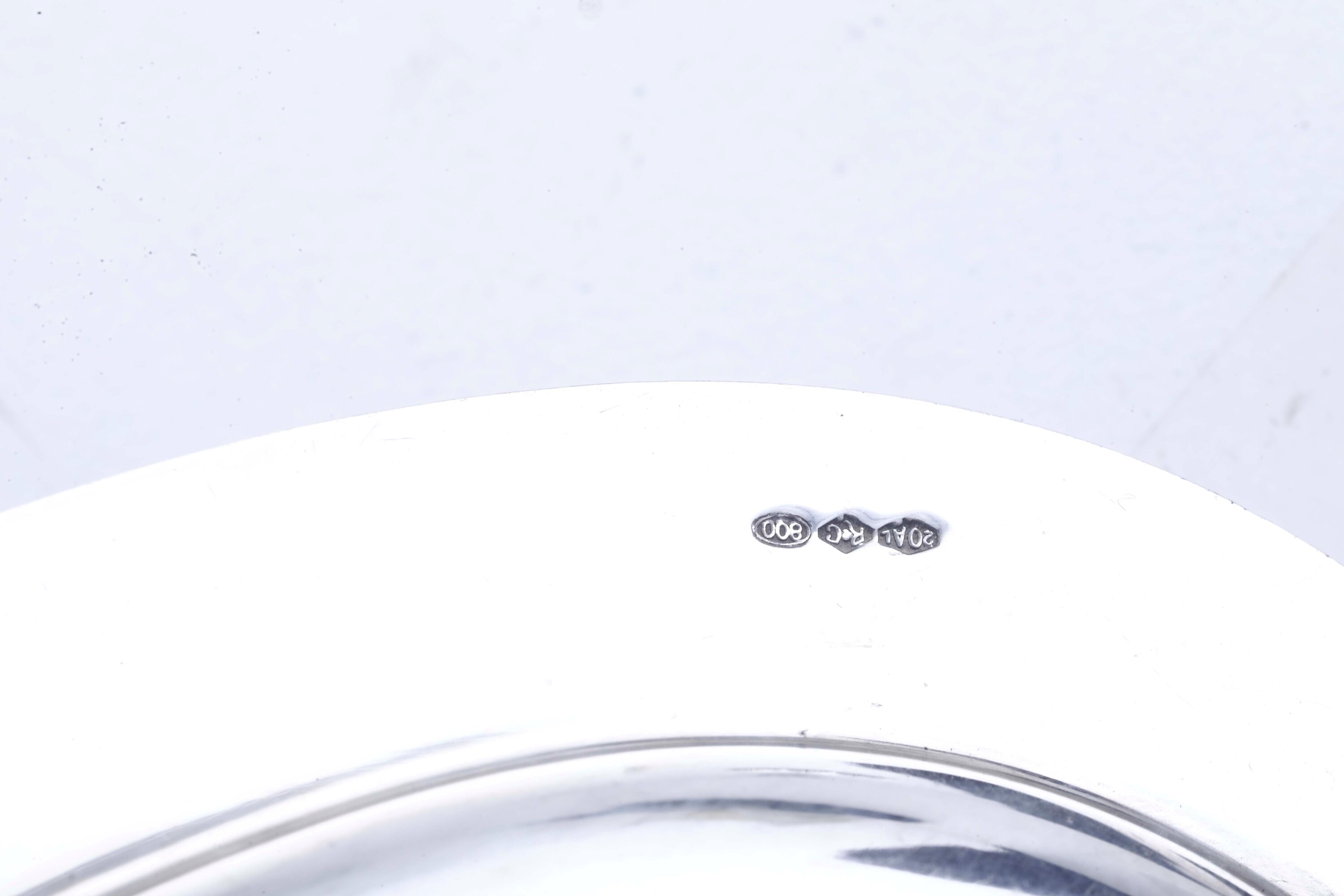Lotto di oggetti in argento, differenti manifatture italiane, XX secolo