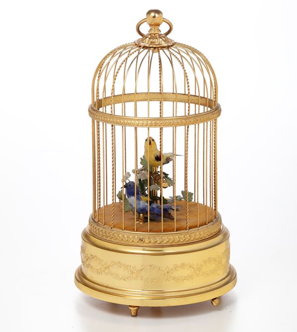 Carillion con uccellini. Bouique Reuge di Ginevra, XX secolo