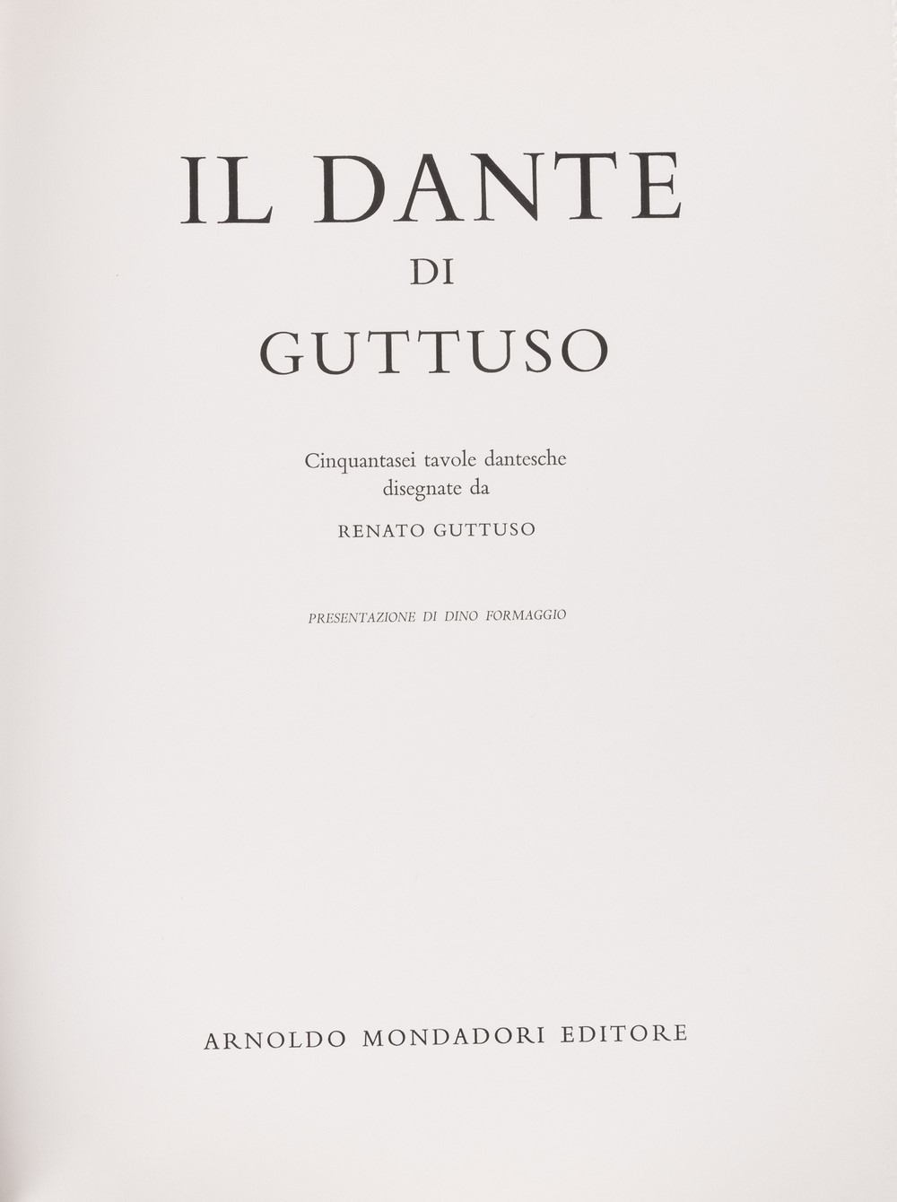 Il Dante di Guttuso