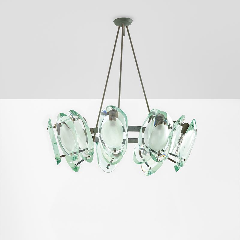 Max Ingrand : Lampada a sospensione mod. 2088  - Auction Fine Design - Cambi Casa d'Aste