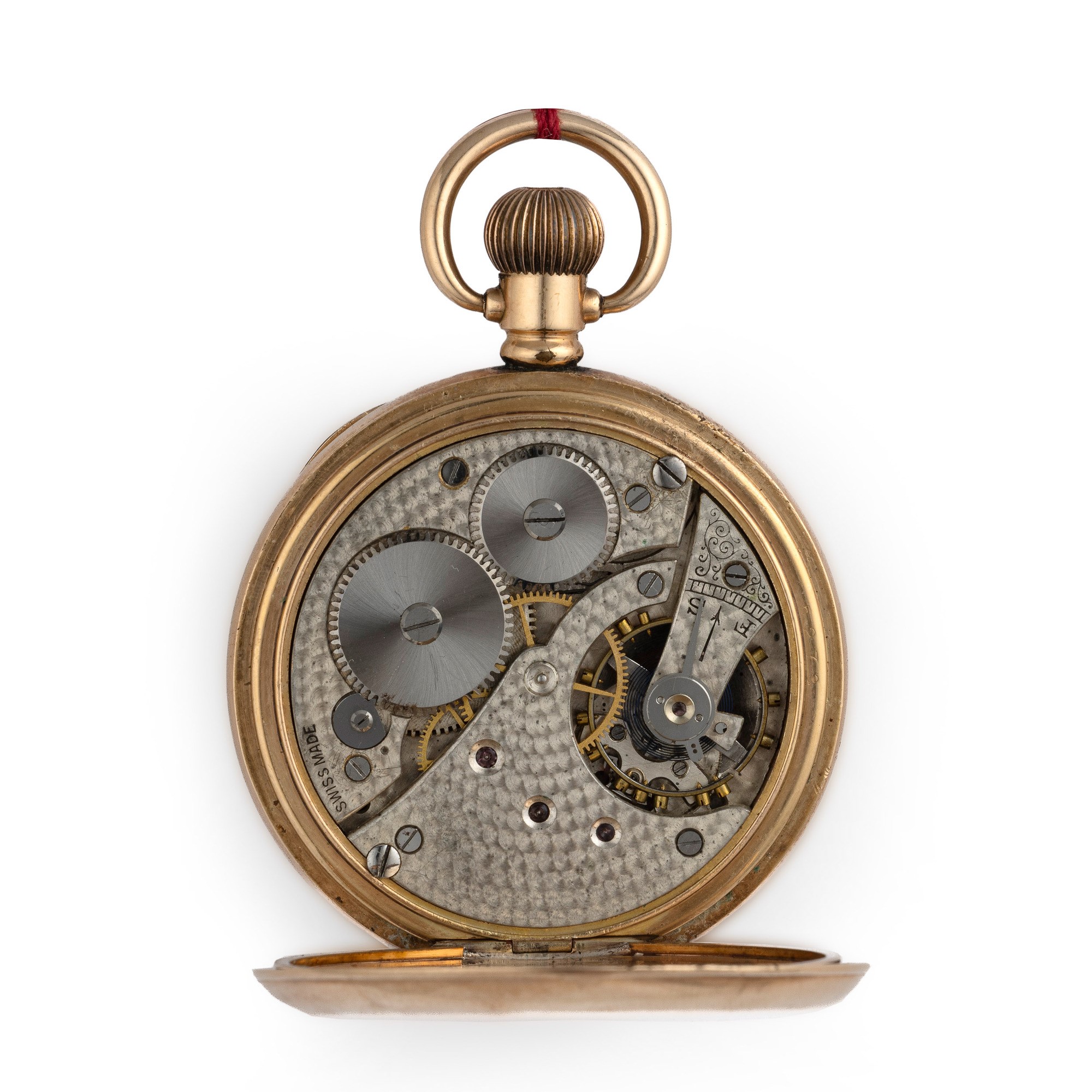 Dennison - Orologio da tasca inglese placcato con movimento ad ancora (circa 1890)