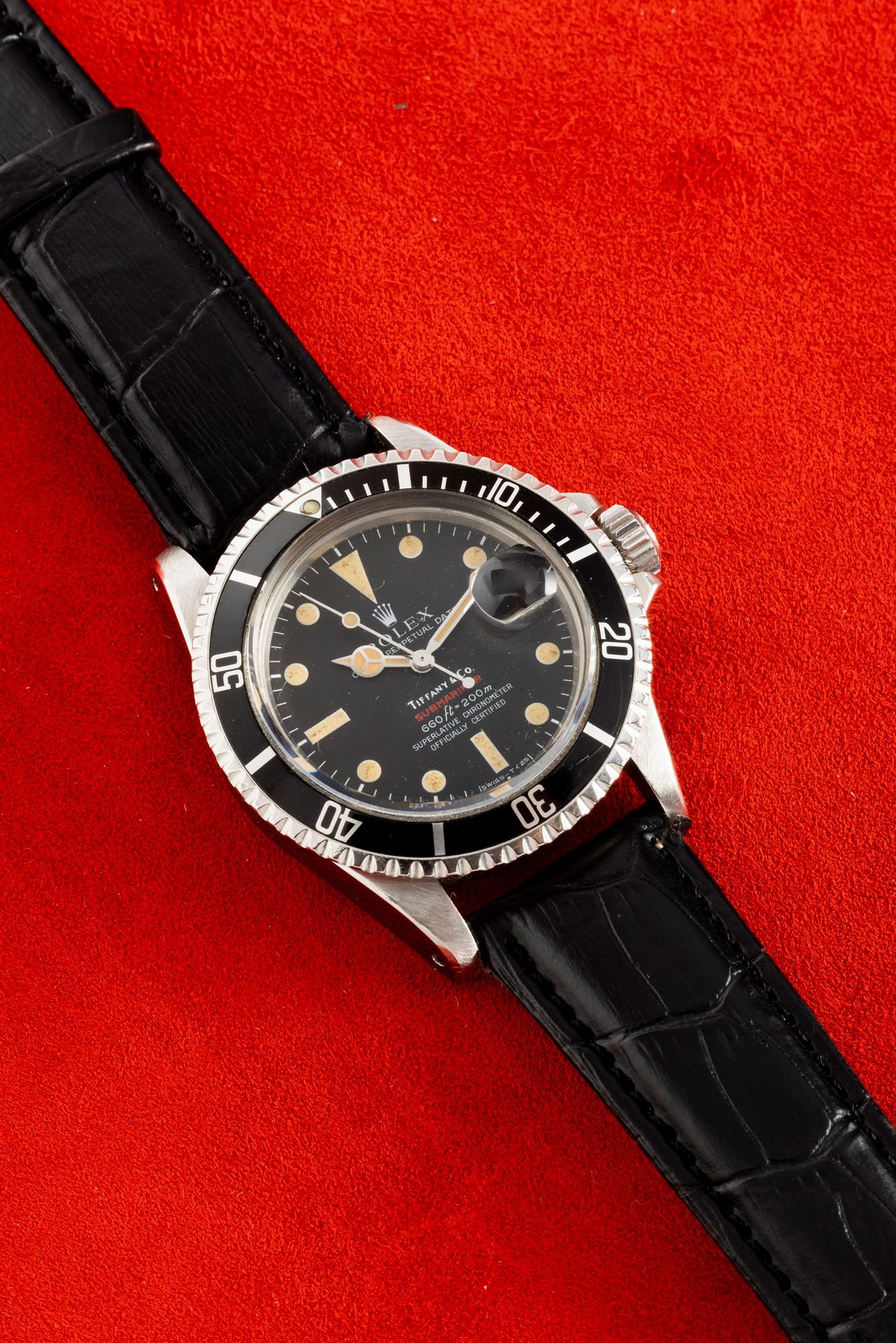 Rolex - Submariner Ref 1680 Personalizzato per "tiffany", Quadrante Nero Opaco con Pallettoni al ...