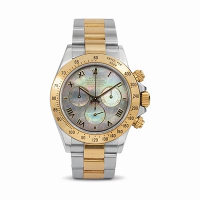 Iconico e Ricercato Orologio da Polso Daytona Ref 116523 Automatico in Acciaio e Oro Giallo 18k c...